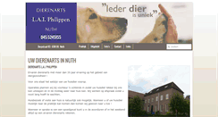 Desktop Screenshot of dierenartsenpraktijknuth.nl